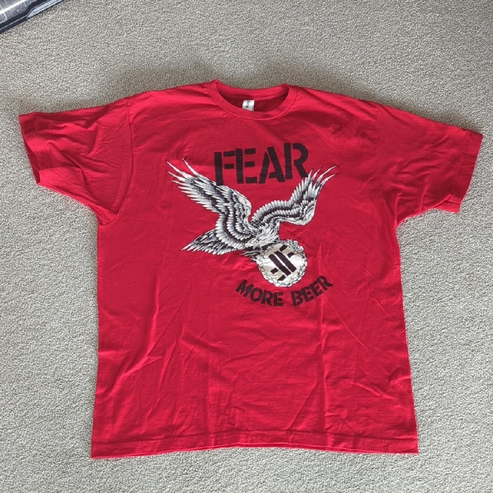 FEAR. Tultex Red Eagle Graphic Men's T-Shirt